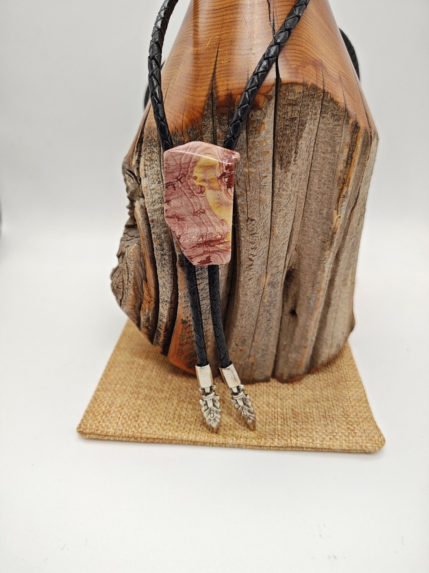 Rustic Owyhee Chinese Jasper Bolo Tie by Folks On The Edge a - Folks On The Edge