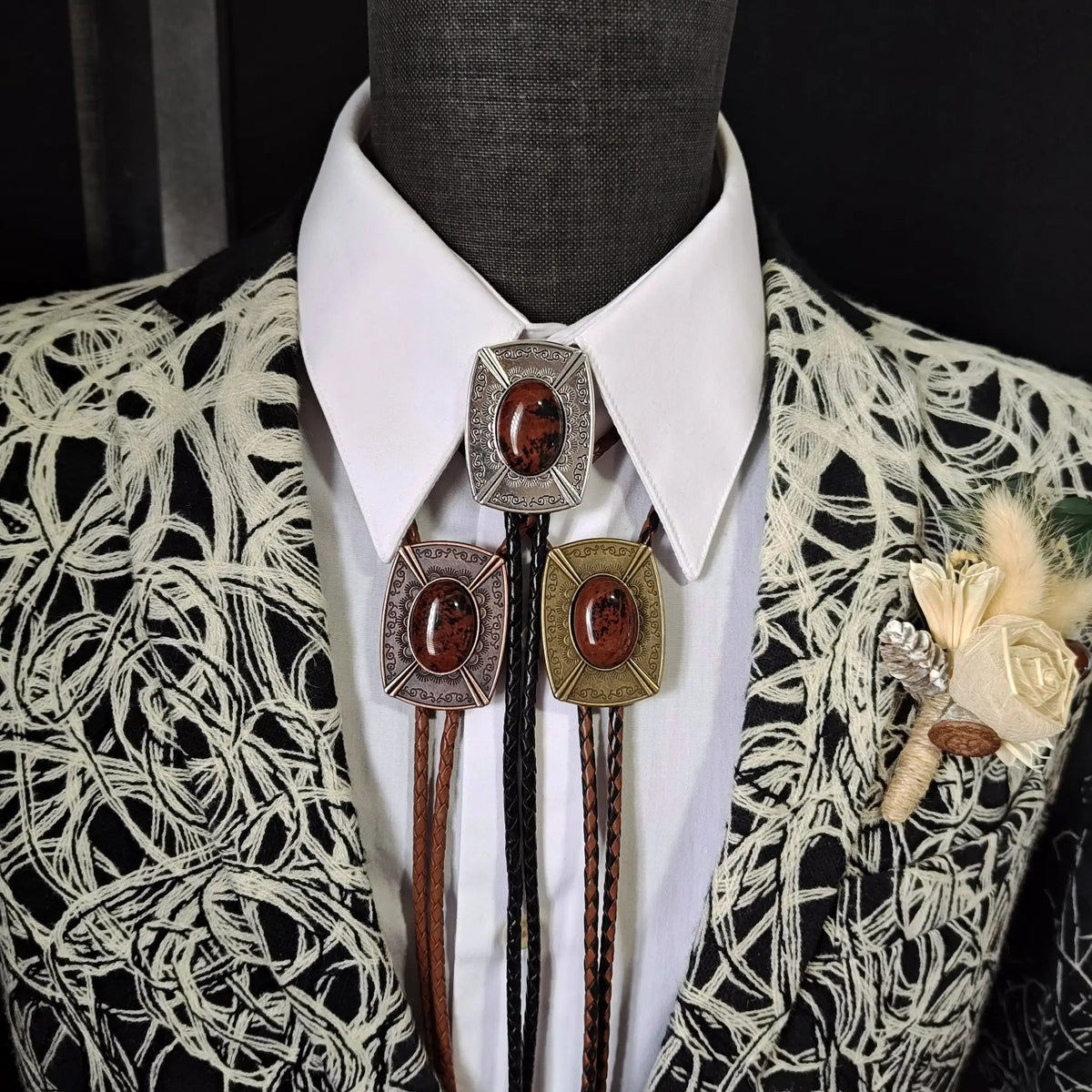 Mahogany Obsidian in Pahsimeroi Setting Gold, Silver or Copper - Folks On The Edge