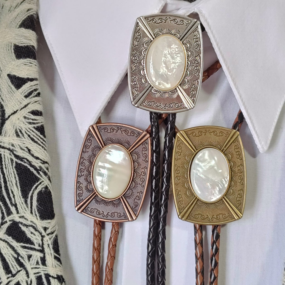 Mother Of Pearl Turquoise in Pahsimeroi Setting Gold, Silver or Copper - Folks On The Edge