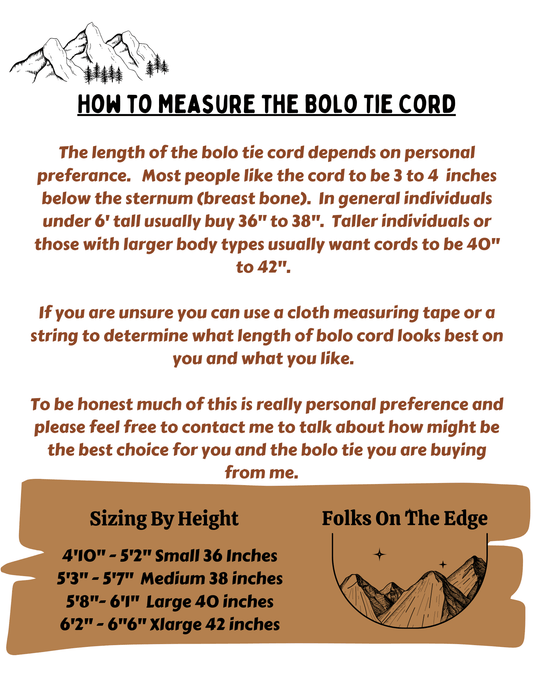 Reserved Yellowstone Bolo Tie For Wedding - Folks On The Edge
